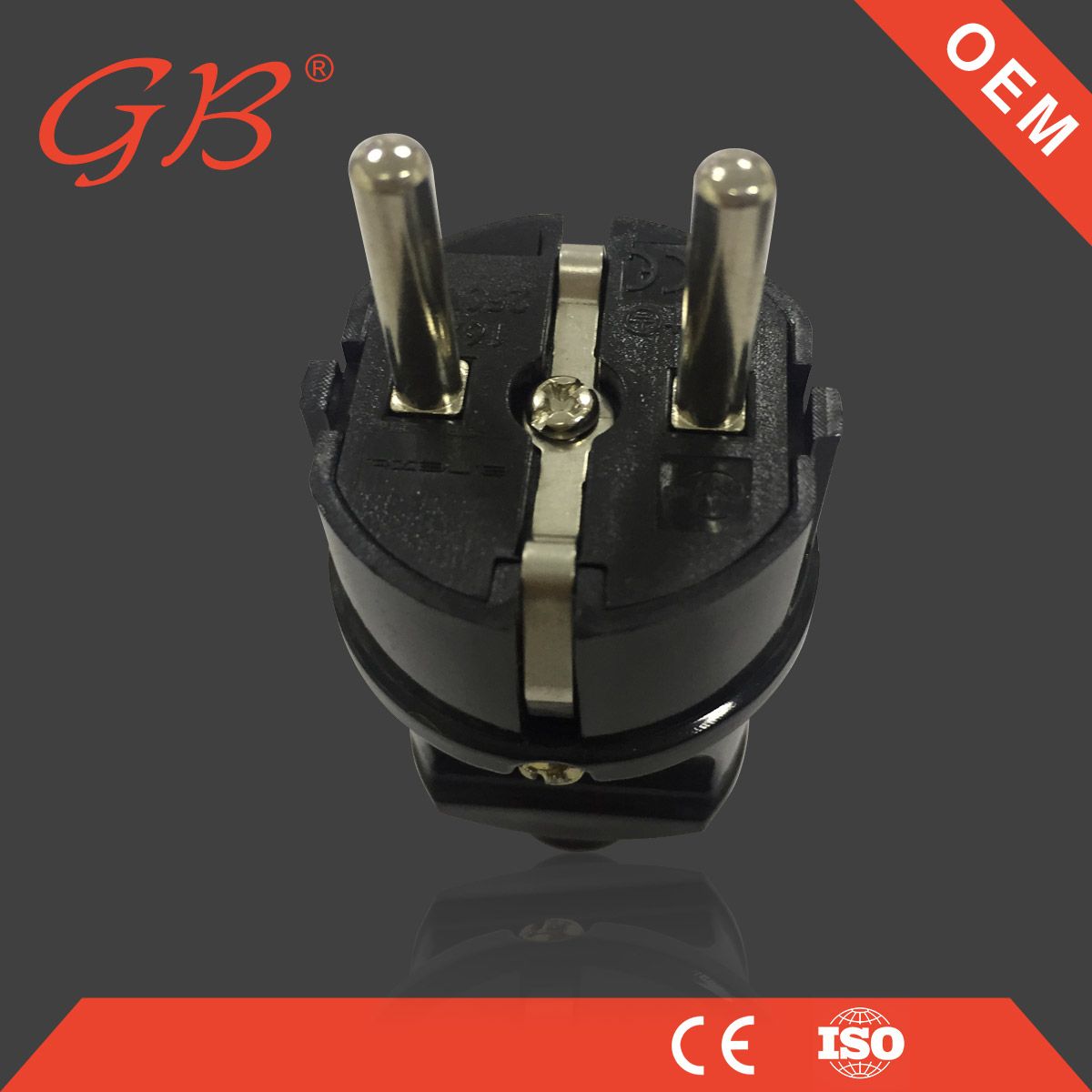 Euro Style 2 Pin Power Plug Electrical Plug