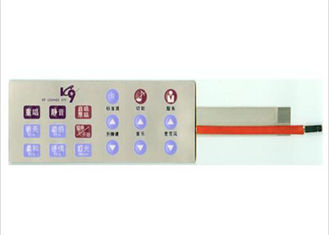 Custom Embossed Pet Membrane Switch Keypad / Thin Film Switch