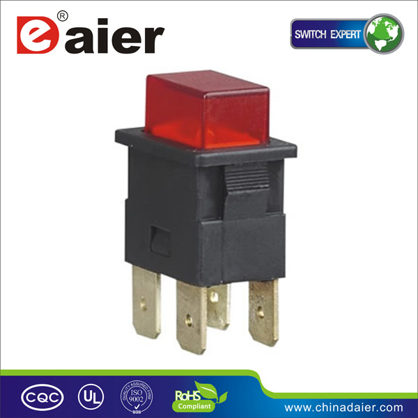 16A 250V Illuminated LED Push Button Micro Switch (PS23-16)