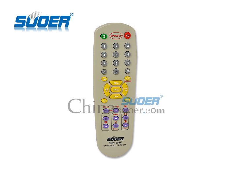 Suoer Good Quality Universal TV Remote Control (SON-208E)