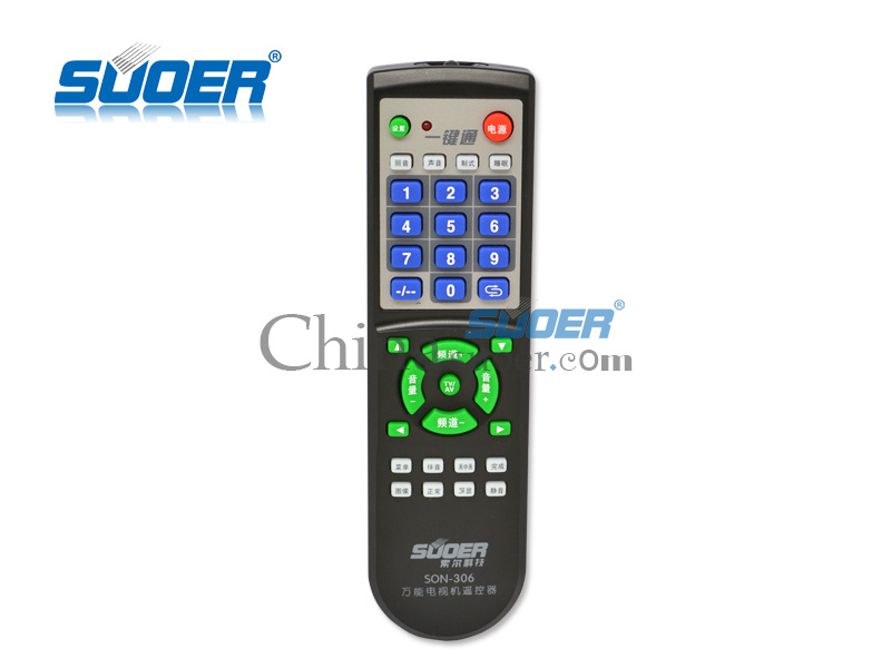 Suoer Good Quality Universal TV Remote Control (SON-306)