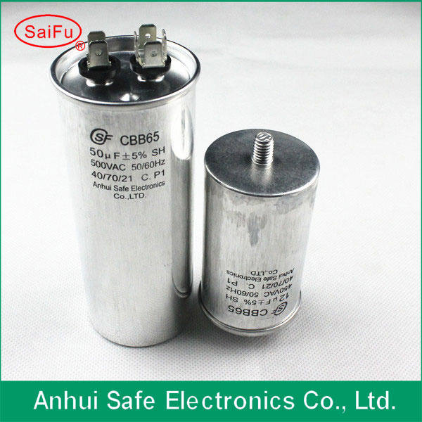 High Quality Cbb65 500VAC 20UF AC Motor Capacitor