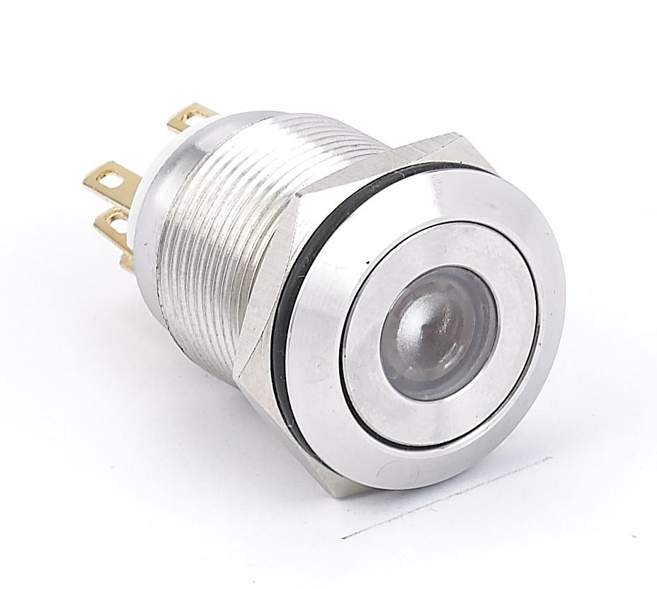 TUV UL RoHS Hban (LA-S1GQ) 19mm DOT-Illuminated LED Light Switch