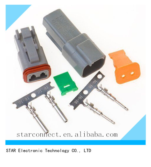 Female 2 Pin Deutsch Connector Dt Series