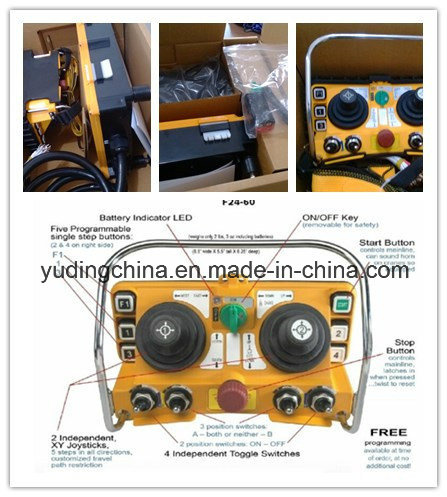 F24-60 Dual Joystick Remote Controller for Tower Crane, Concrete Pump
