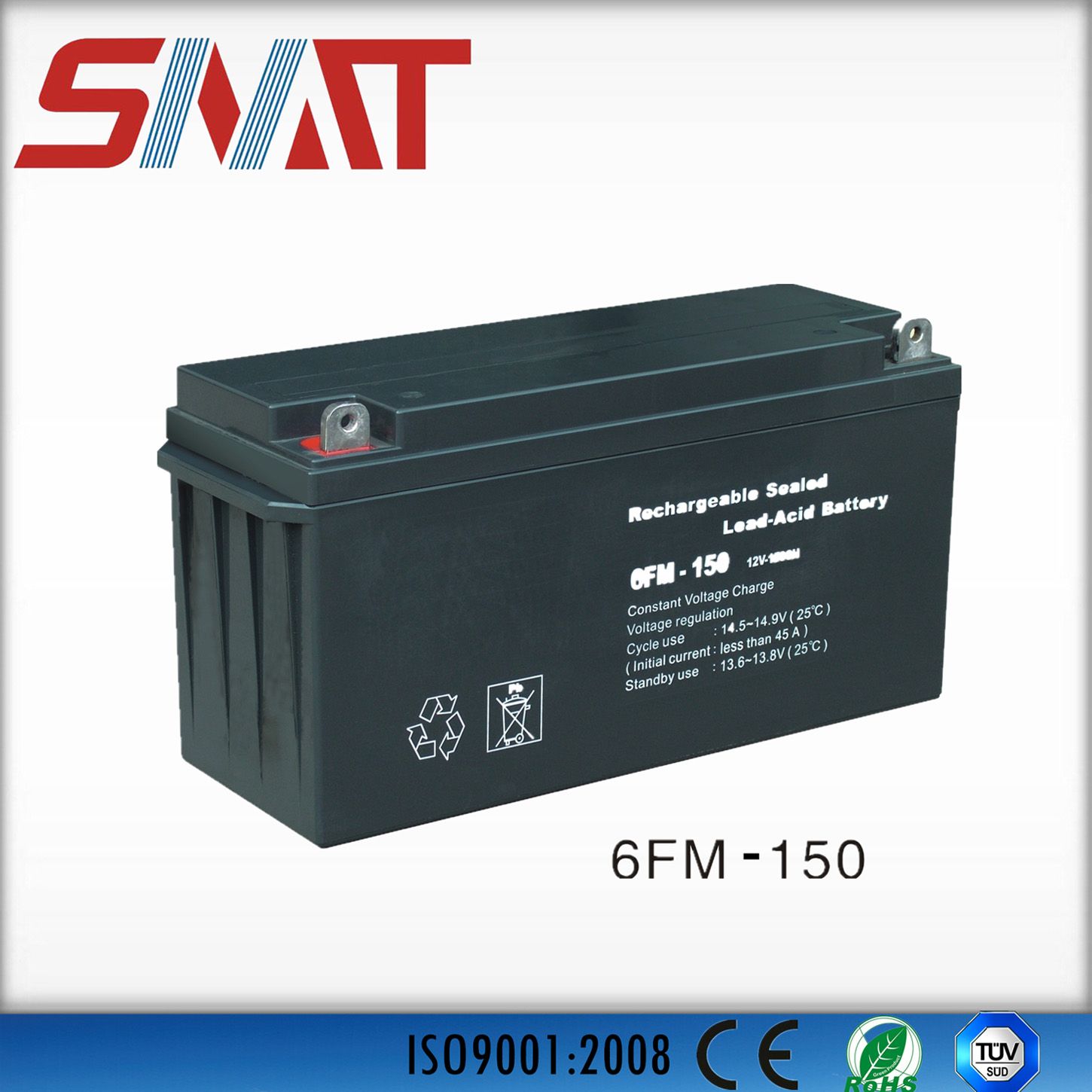 12V150ah Solar Lead Acid Battery for Wind Power System