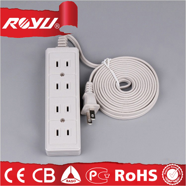 Four Gang Flat Pin Socket