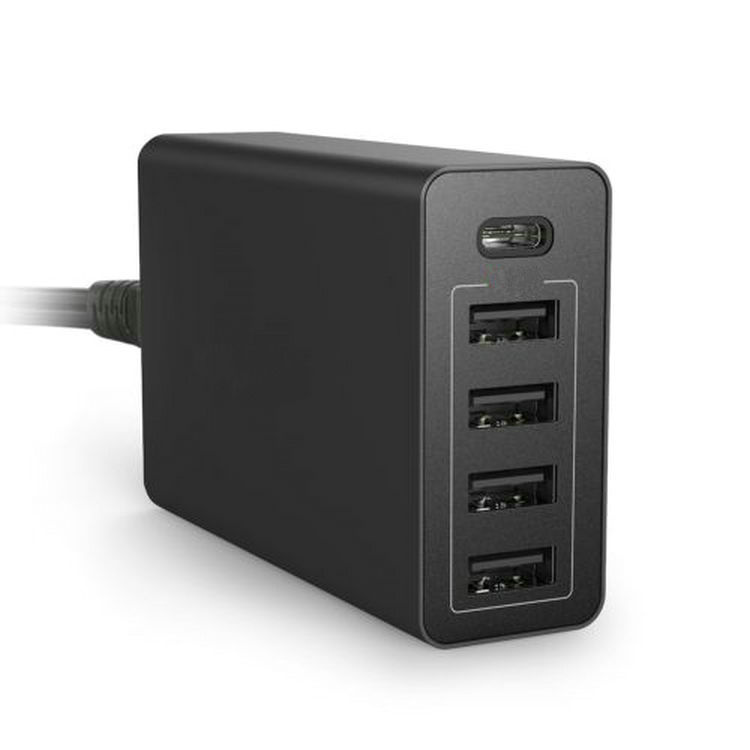 Type C 5 Ports 6A Multiple USB Home Charger