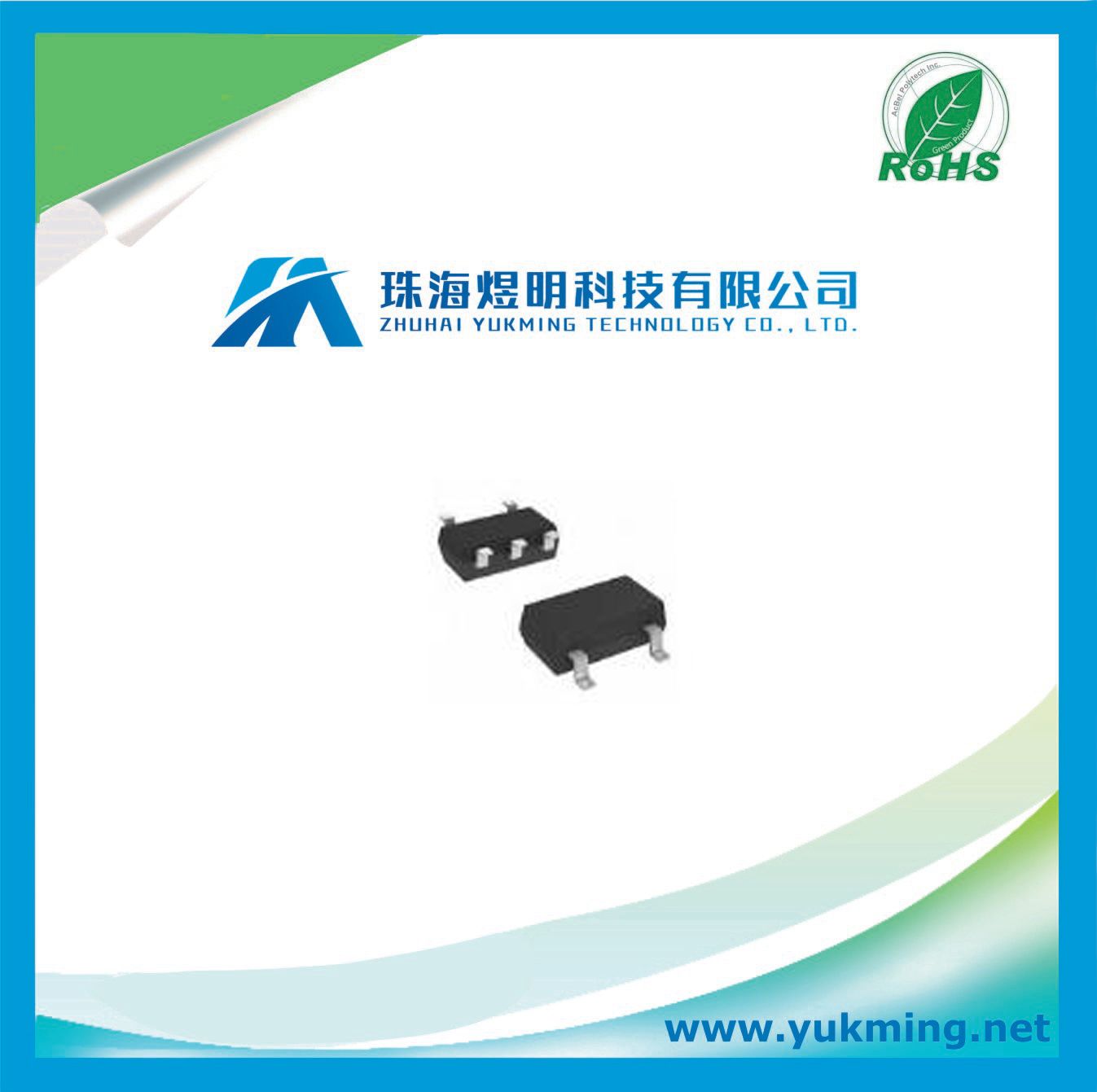 Electronic Component Transistor of ESD Suppressor Tvs 3V 5-Pin