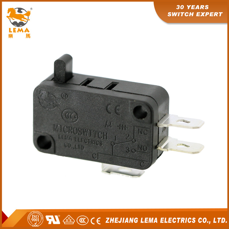 Lema Kw7-02 Three Quick Connect Terminals CCC Ce UL VDE Micro Switch