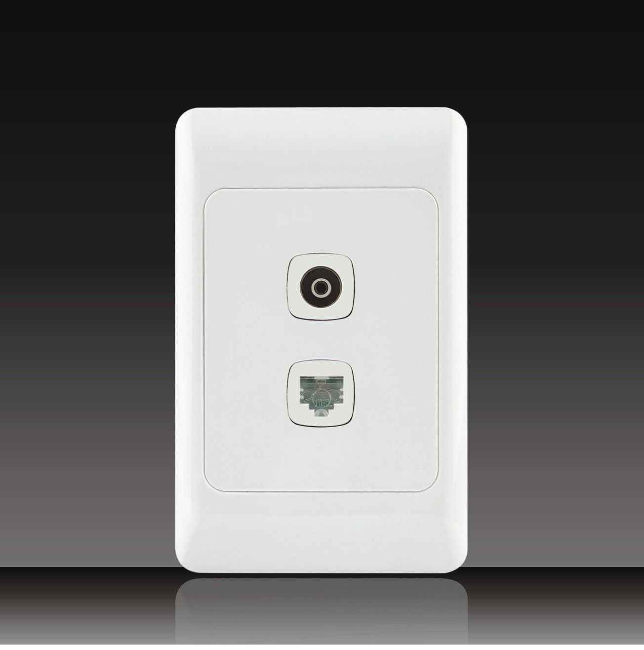 1gang Tel+Data Socket (LGL-14-16)