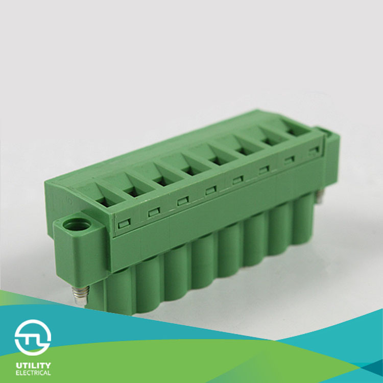 Male Connector Phoenix Pluggable Terminal Block Pitch 5.0/ 5.08mm