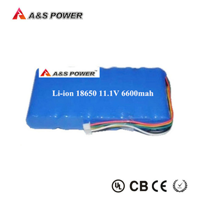 11.1V 12V 6600mAh 18650 Lithium Li-ion Battery Pack Rechargeable