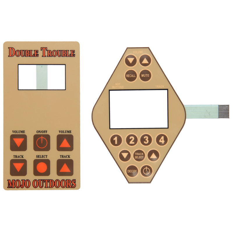 Tactile Graphic Overlay Panel Keypad Membrane Switch