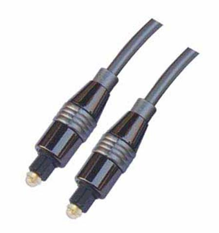 1.8m/6FT Metal Gray Digital Optical Audio Toslink Cable