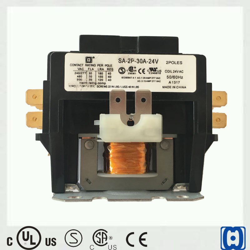 Good Quality AC Electrical Magnetic Contactor 25A 2 P 240V UL Certification