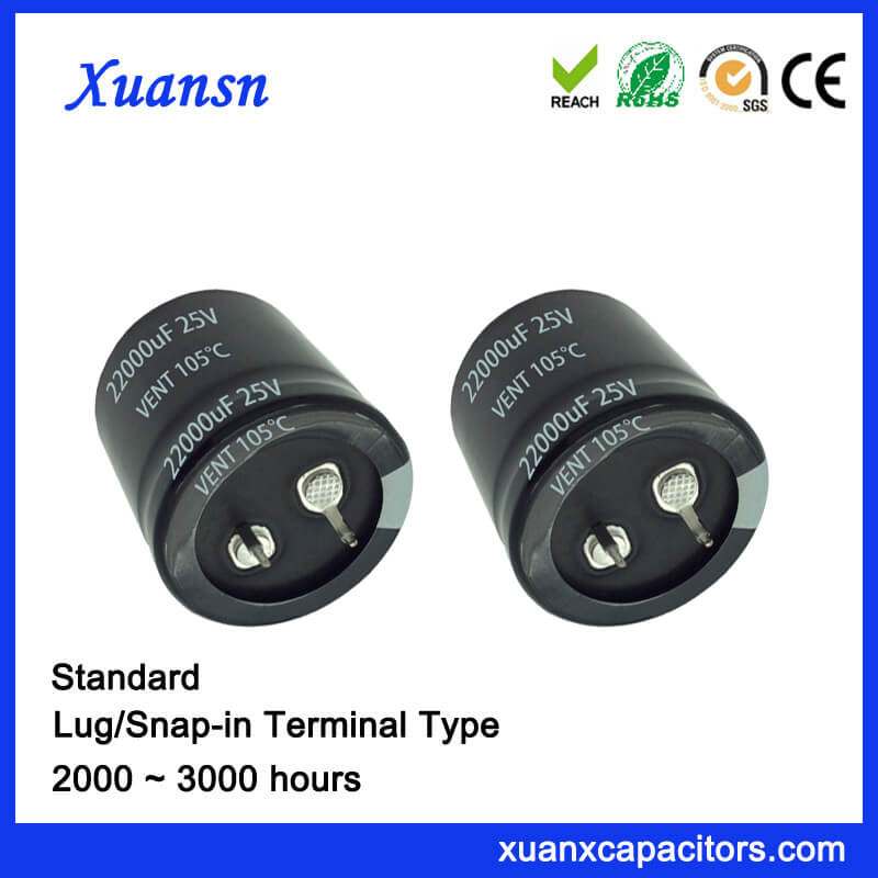High Quality 22000UF 25V Capacitor Electrolytic