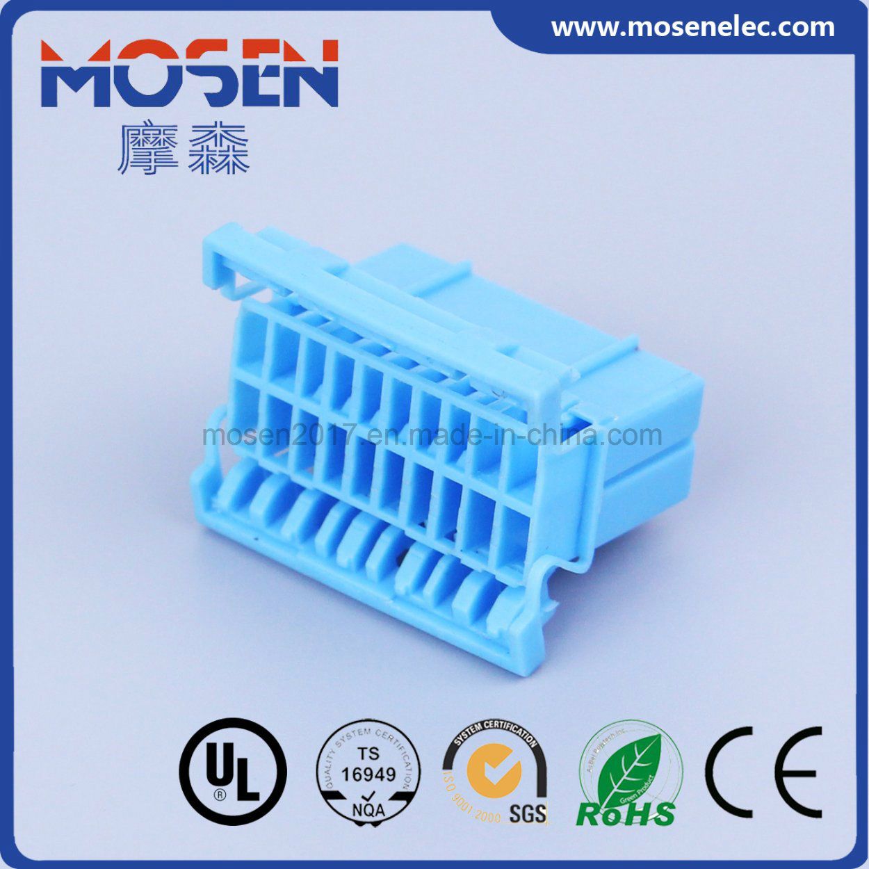 Automotive Vehicle Connector Blue 20p Connectors