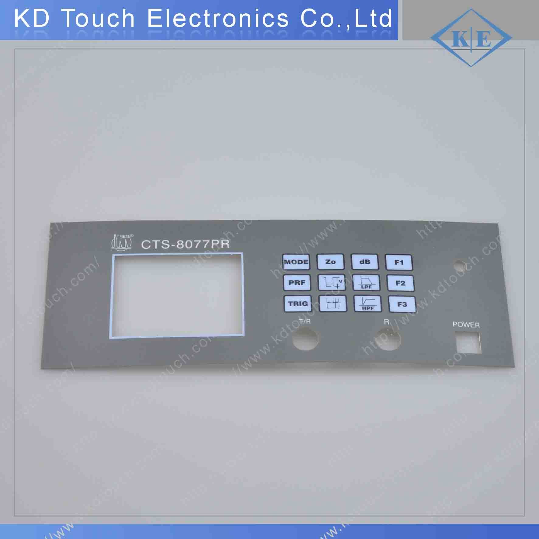 Industrial Textured Membrane Control Panel with 3m Adhesive