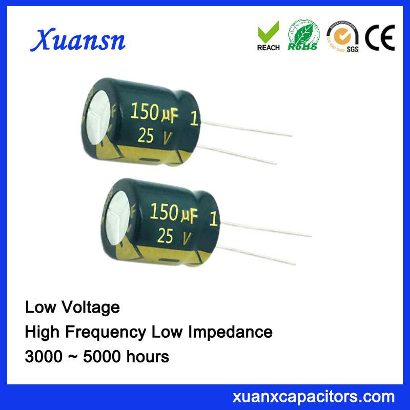 150UF 25V High Frequency Aluminum Electrolytic Capacitor