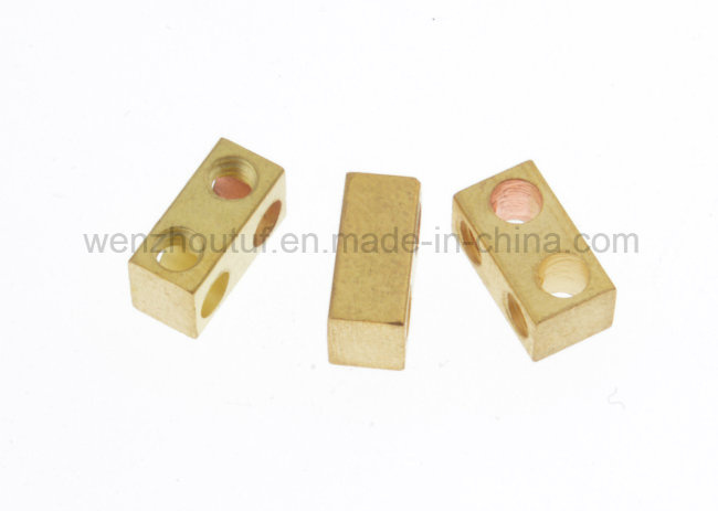 Brass Single Pole Threaded Wire Strip Connectors with ISO9001
