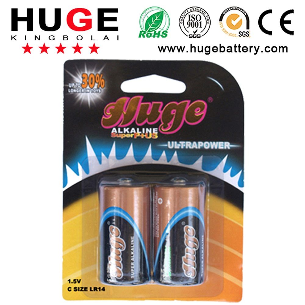 1.5V power c size alkaline dry cell battery (LR14)