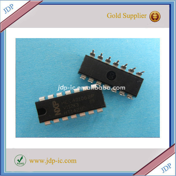 Hex Inverting Schmitt Trigger Hef40106bp
