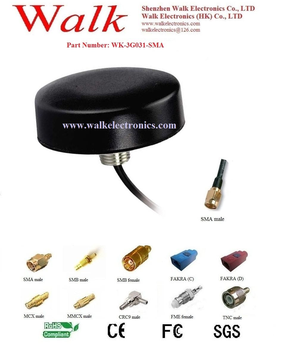 High Gain Screw Mount GSM 3G Antenna