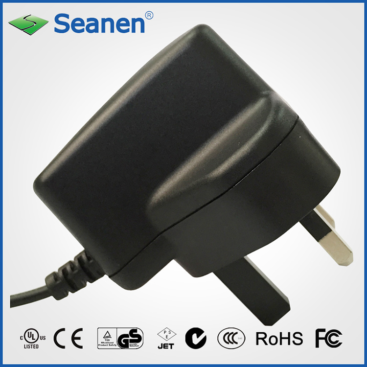 5watt/5W Power Adapter with UK Pin, Ce, GS Certificated