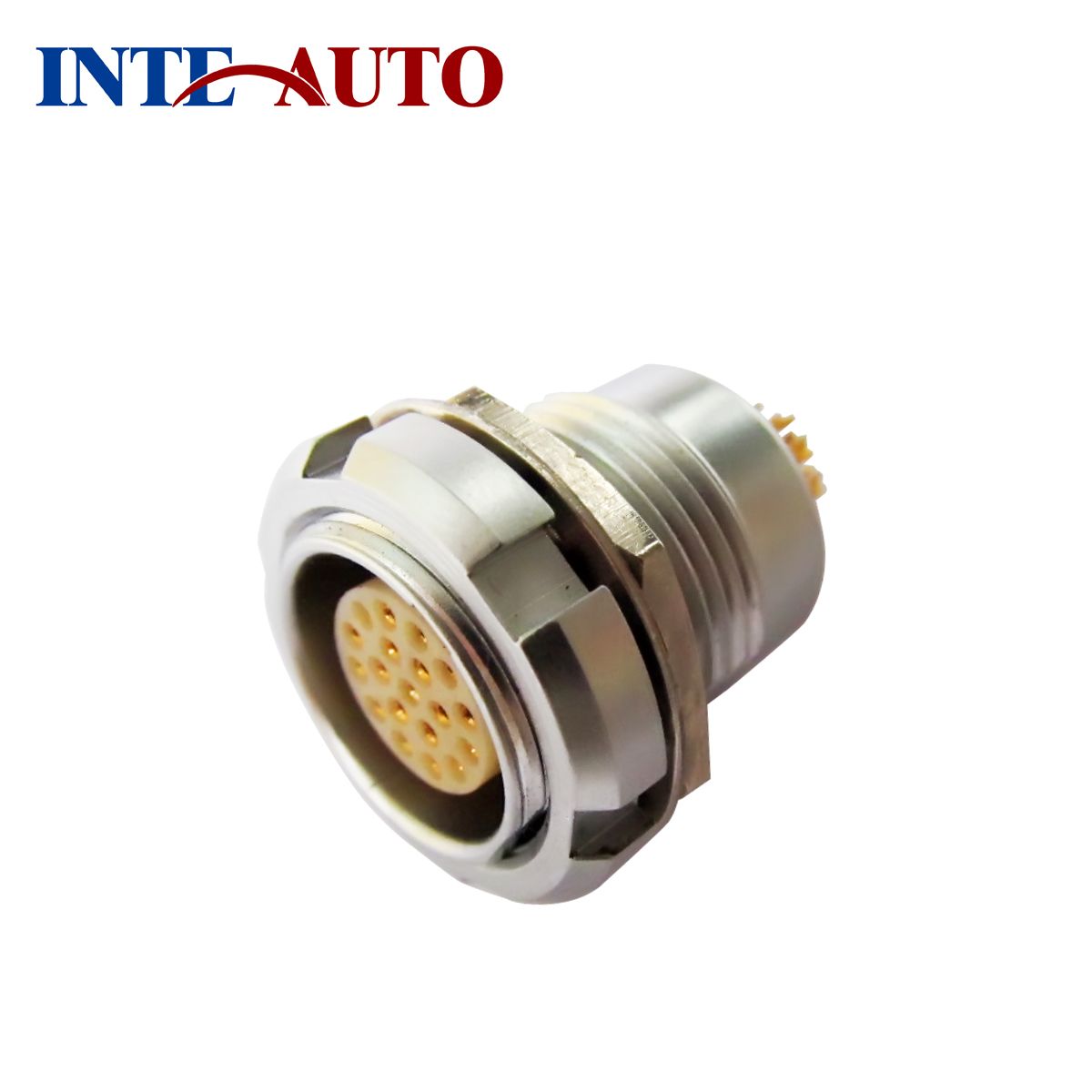 Circular Push Pull Self-Locking Wire Female Connector Socket