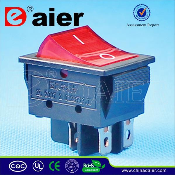 High Current 30A 250VAC Carling Rocker Switch