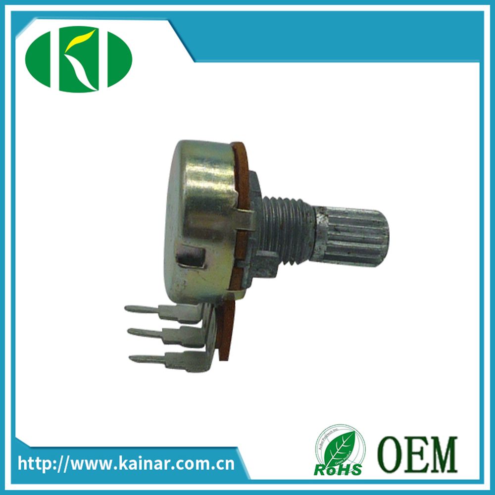 Jiangsu 16mm B500k Rotary Digital Potentiometer with Wash and Nut
