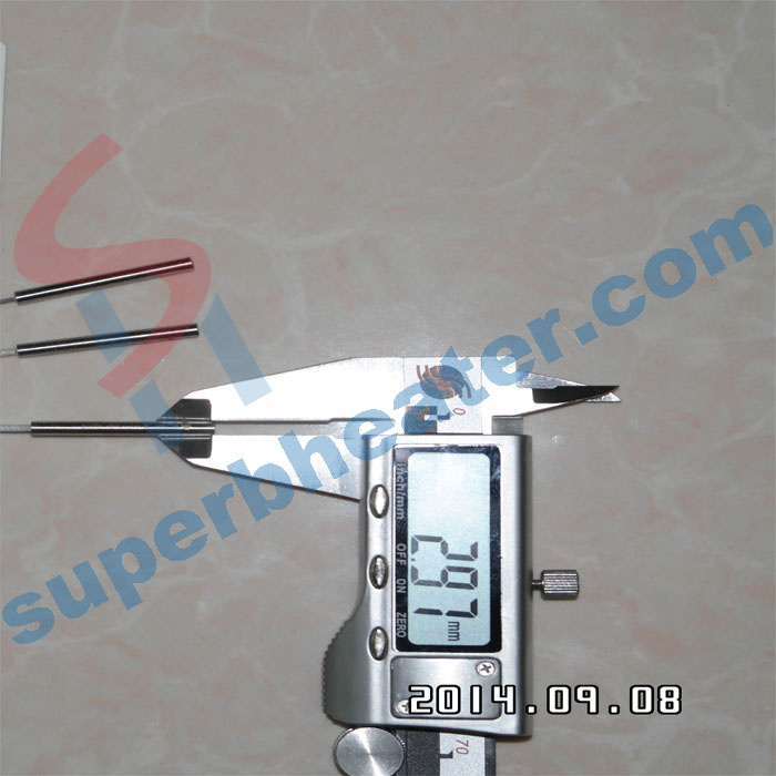 Diameter 3mm High Density Swaging in Type Cartridge Heater Heating Element
