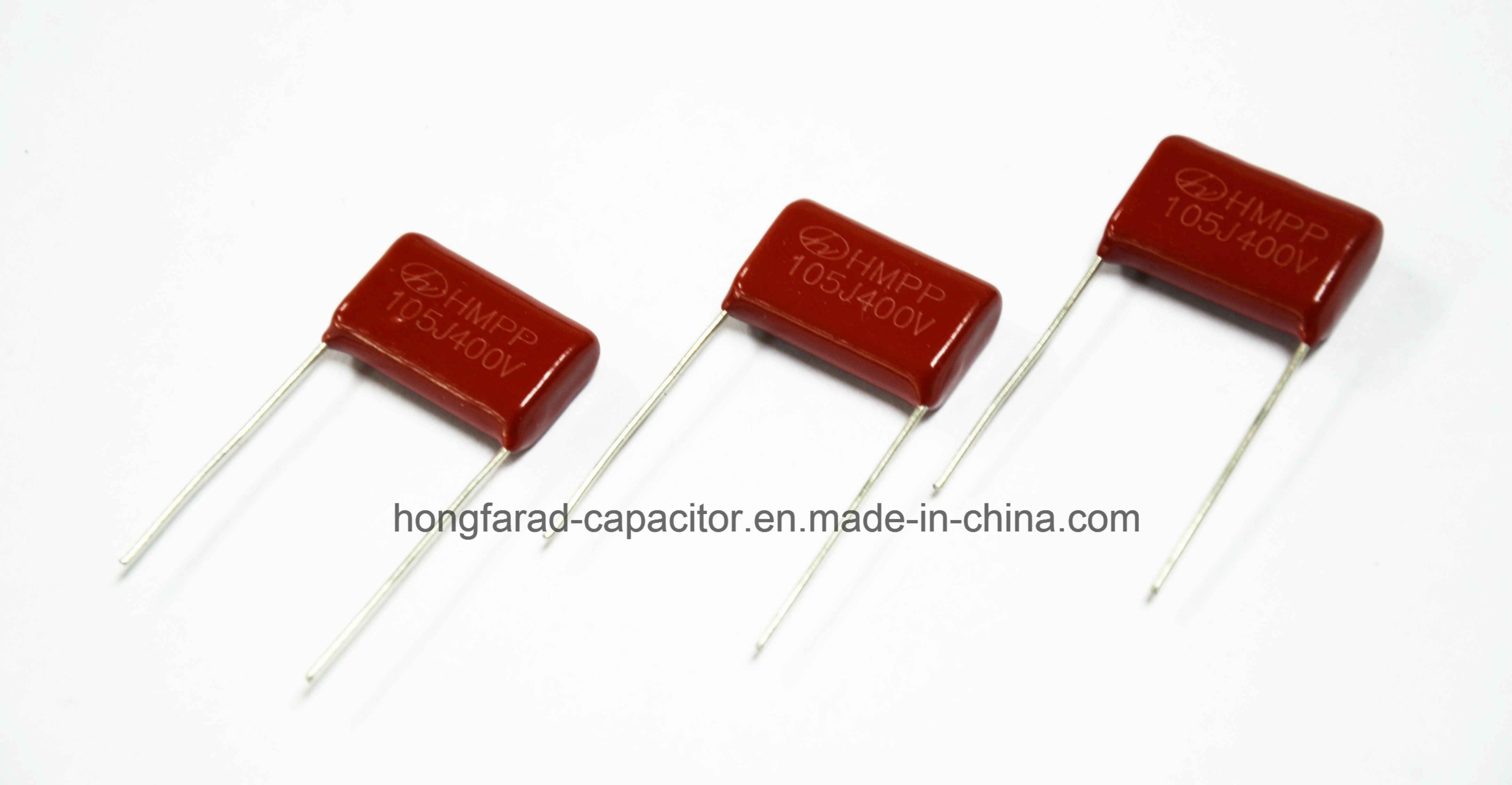 High Frequency 1.0UF 400V Metallized Polypropylene Film Capacitor