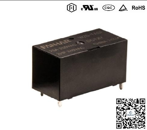 PCB Mounting Power Relay with Agsno2 Contact Material