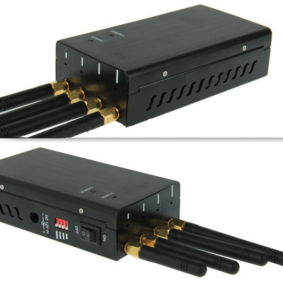 GSM/CDMA, 3G, WiFi2.4G Signal Jammer/Blocker; Handheld Cellphone Signal Jammer