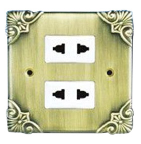 Fg018A British 2gang Muliti Function Wall Socket
