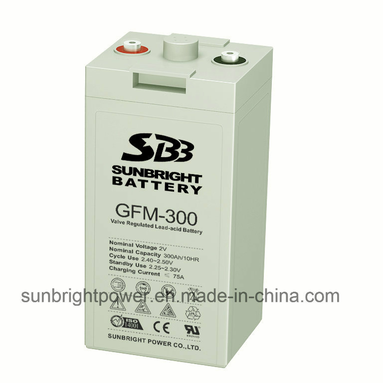 2V300ah High Quality Deep Cycle Power AGM Telecom Battery