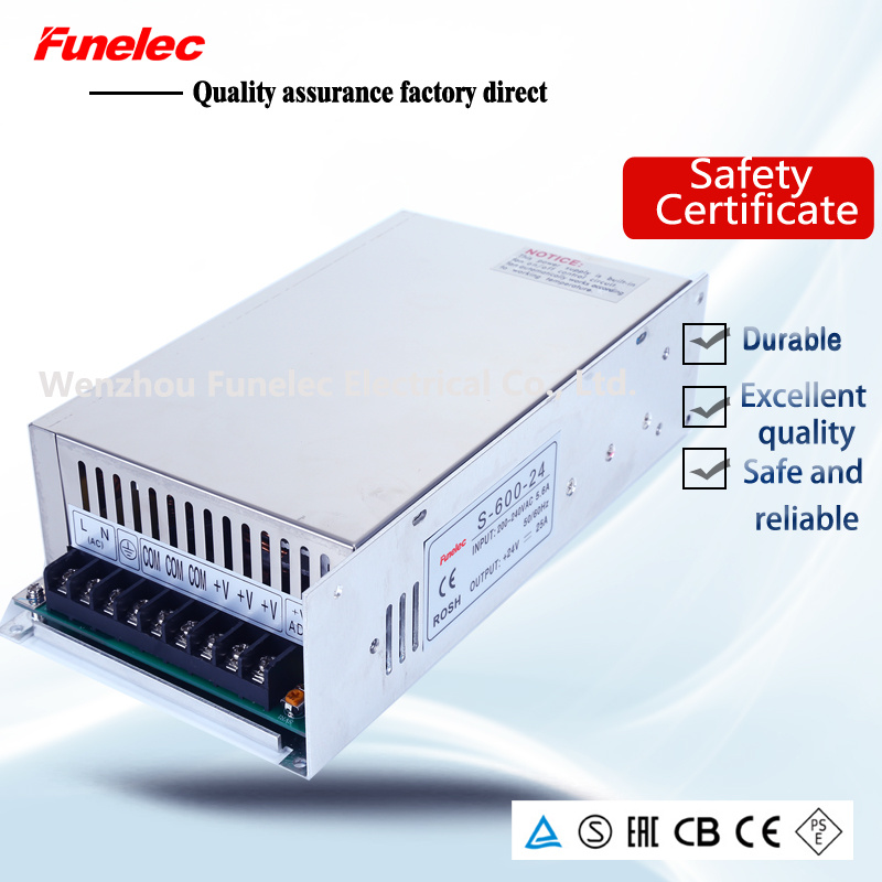 600W Switching Power Supply S-600-12V 50A