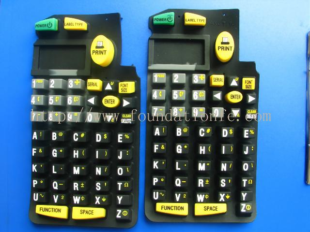 Corrosion Resistance Products Rubber Keyboard Membrane Switch Silicone Keypad