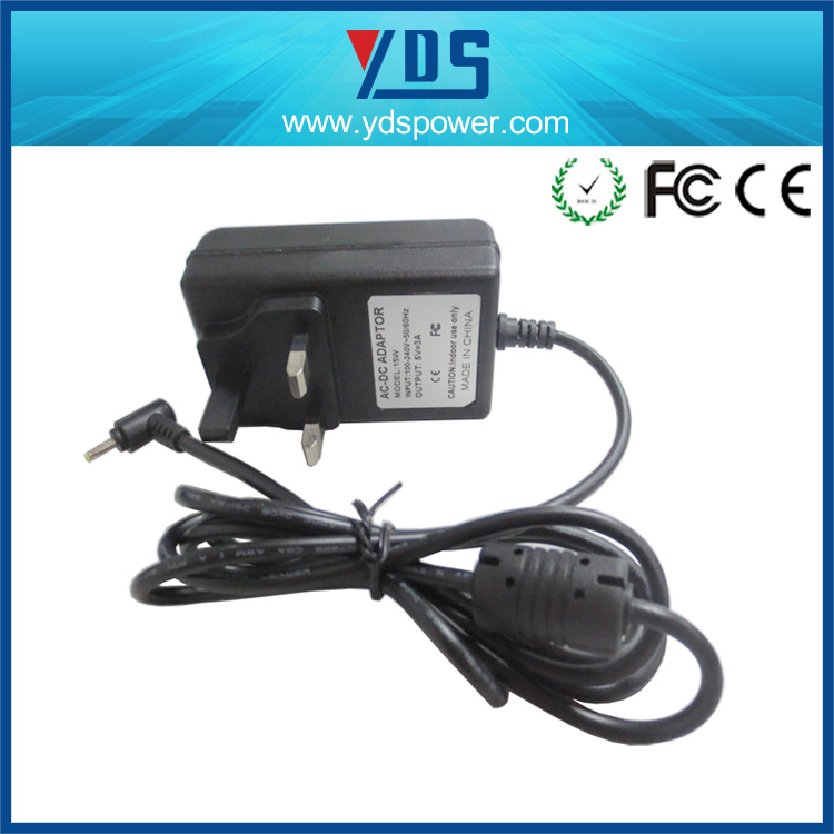 5V 3A UK Wall Plug Adapter