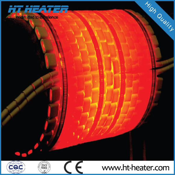 Post Weld Heat Treatment Ceramic Heating Element Flexible Ceramic Pad Heater