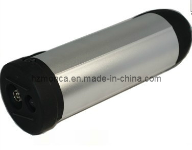 36V Rechargeable LiFePO4 Lithium Battery with Bottle Shape for Ebike