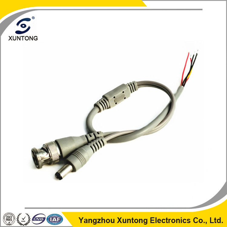 BNC DC Connector Cable BNC Video DC Power Cable