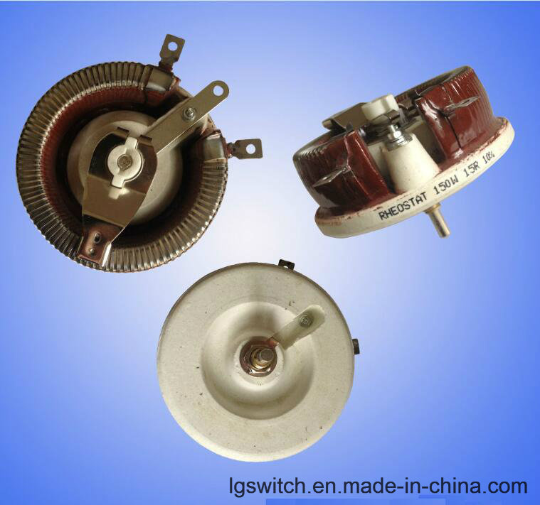 Ceramic Tray Rotary Adjustable Resistor Rheostat 200 Ohm 150W