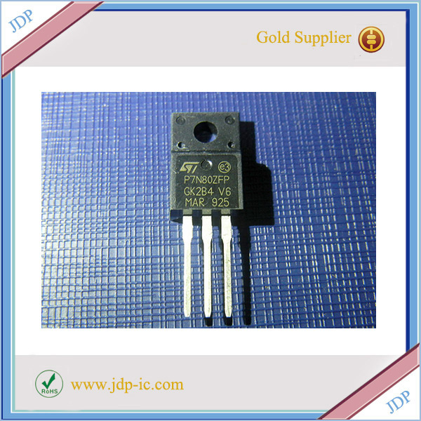 High Quality Transistor STP7n80zfp with Low Price