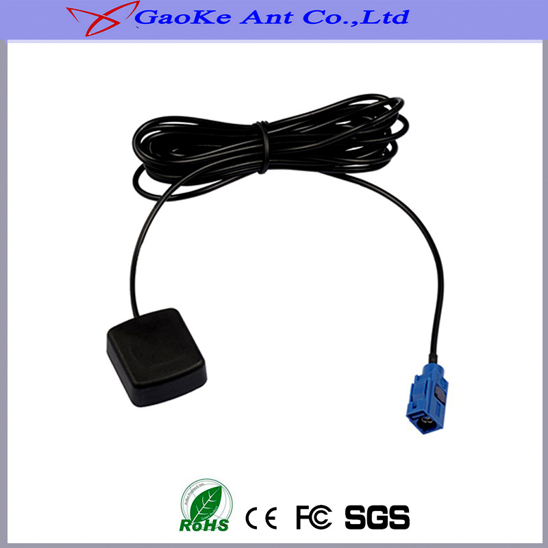 Mini Size GPS Antenna with Blue Fakra Connector for GPS Tracking Device GPS Antenna