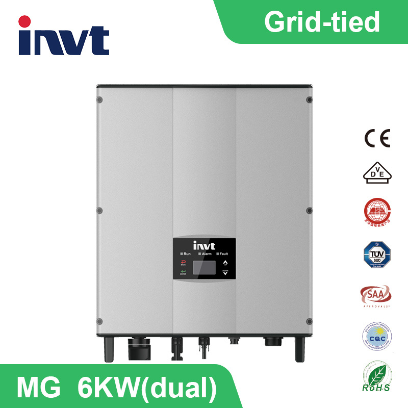 Invt Mg 6kwatt/6000watt-2m Single Phase Grid- Tied PV Inverter (dual)