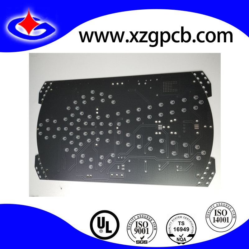 3.0mm 4oz Copper Power Supply PCB with Black Solder Mask