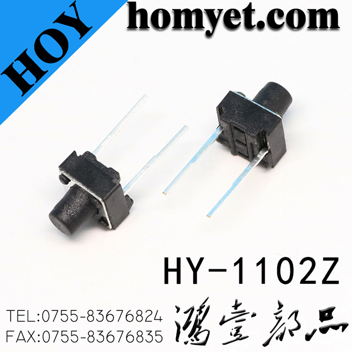 Long Feet 6.2*6.2mm DIP Round Button Tactile Switch